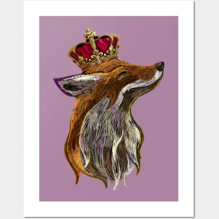 Royal fox Posters and Art